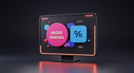 Order Pending Display: Modern E-Commerce Notification