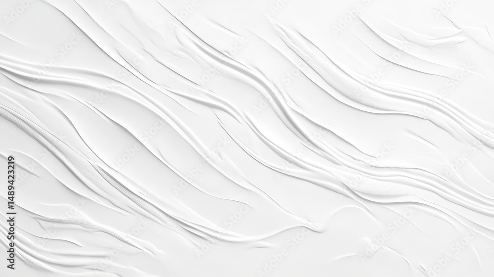 Poster abstract white swirling texture background design image art wave soft curve clean light cream fluid