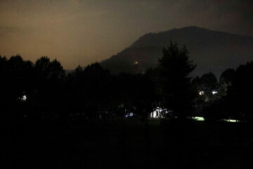 City View During Blackout After India's Strikes in Muzaffarabad, Pakistan