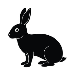 vector illustration of a rabbit