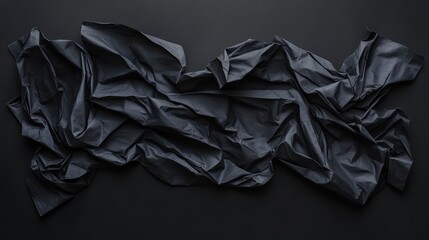 Dark fabric, crumpled, texture, background, design,  website banner