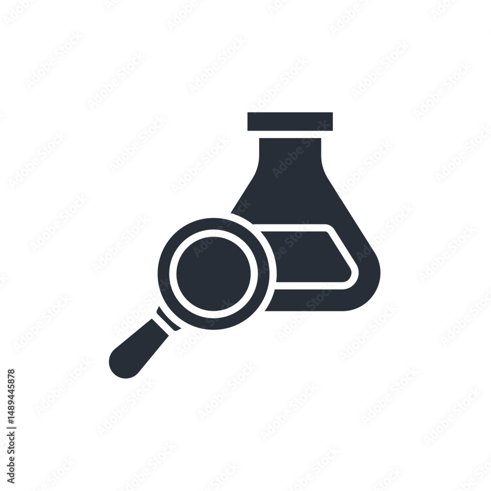 Poster lab icon. vector.editable stroke.linear style sign for use web design,logo.symbol illustration.