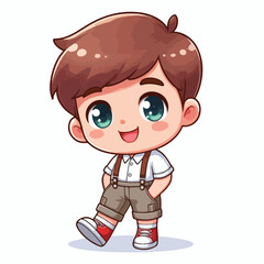 Vector Cartoon Boy