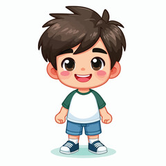 Vector Cartoon Boy
