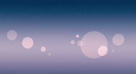 Abstract gradient background with floating bokeh circles