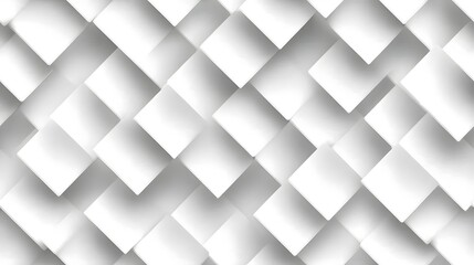 Obraz premium Abstract 3D White Diamond Pattern Background