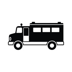 vector illustration of a bus