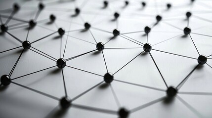 A corporate abstract image showing interconnected lines and circles, symbolizing the dynamic connections within a business