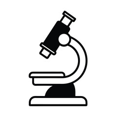 microscope vector illustration