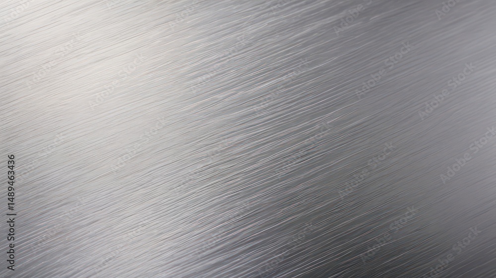 Poster high-resolution image of brushed metal texture with subtle diagonal lines