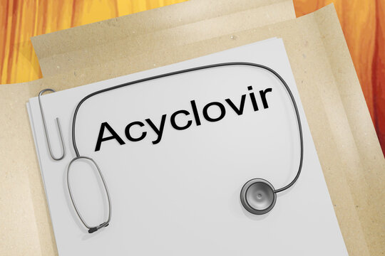 Acyclovir - medical concept
