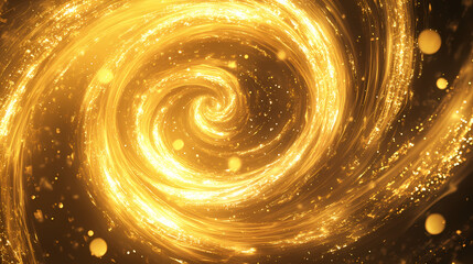 Obraz premium Energy of fractal realms background design. [Glass Realms] | Gleam Spiral | coiled shine. Illustration