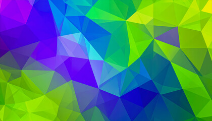 Modern Low-Poly Geometric Background, Fondo Geom&eacute;trico de Bajo Pol&iacute;gono Moderno, Generated image