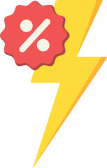 Flash Sale Flat Icon