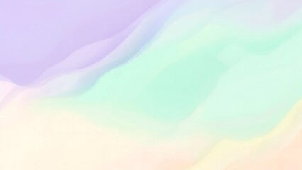 Serene Pastel Waves Gradient Background Perfect for Website Design or Digital Art Projects showcasing tranquil ocean hues and soft color transitions