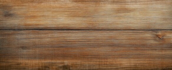 Fototapeta premium Close-up of natural wood surface texture showing detailed grain patterns and warm brown tones