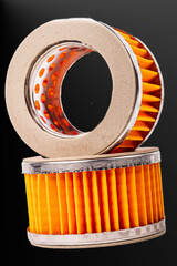 Air filter designed for high-performance vehicles enhancing engine