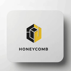 Geometric Hive Modern Logo Design