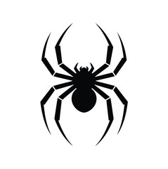 Simple Black Spider Graphic