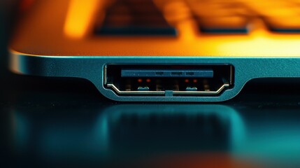 Laptop port detail technology