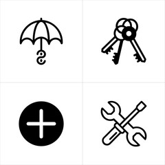 set of icons for web design
