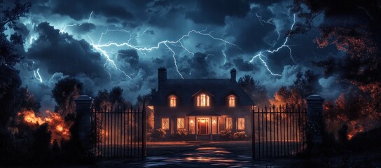 Stormy Night at the Mysterious Mansion