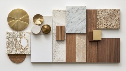 Material Palette for Interior Design