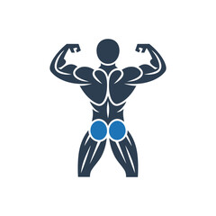 Back Muscle Pose Icon