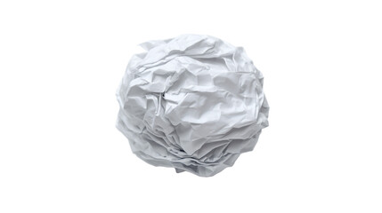 Fototapeta premium a white ball of paper on a white surface