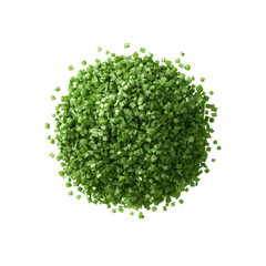 Fototapeta premium Exploding Sphere of Freshly Chopped Chives