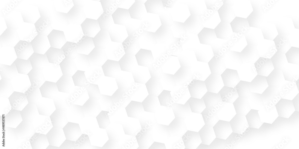 Fototapete abstract background with squares . background with hexagons . abstract background with lines . white