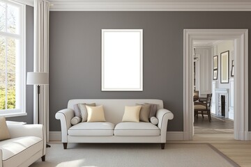 Modern Living Room with Neutral Colors and Elegant Furniture