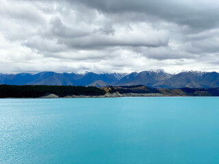 View of Lakepukaki, New Zealand 2023 Feb.21