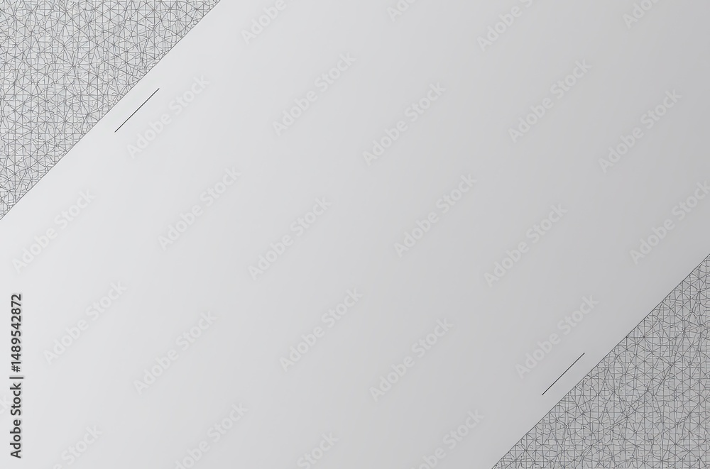 Aufkleber minimalist abstract image with a diagonal white strip bordered by geometric, patterned sections and 