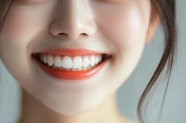 Natural skin tone of a young Korean woman in her twenties,