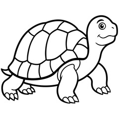 Tortoise Zen  Line Art Design