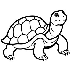 Tortoise Zen  Line Art Design
