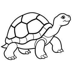 Tortoise Zen  Line Art Design