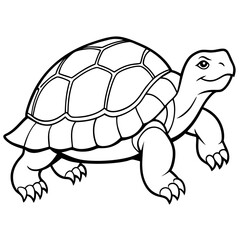Tortoise Zen  Line Art Design