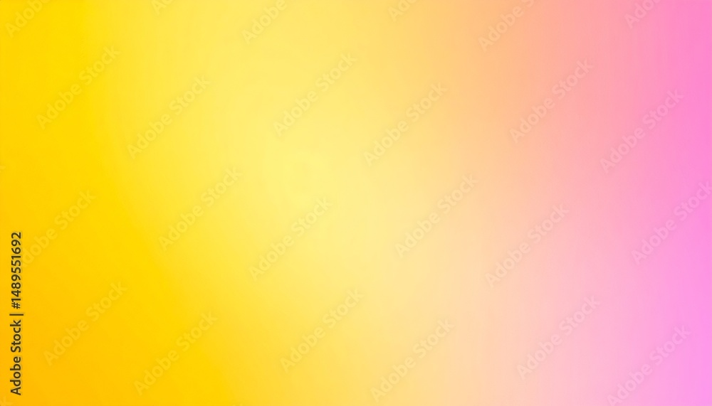 Poster yellow and pink gradient creating soft and dreamy background