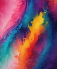 Bold watercolor textures, colorful & versatile for print , splash, abstract, template