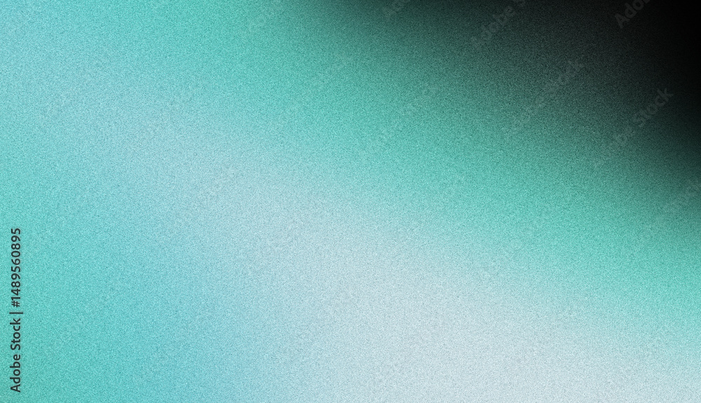 Poster Abstract teal gradient background texture.