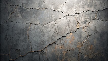 old cracked concrete wall, background design  