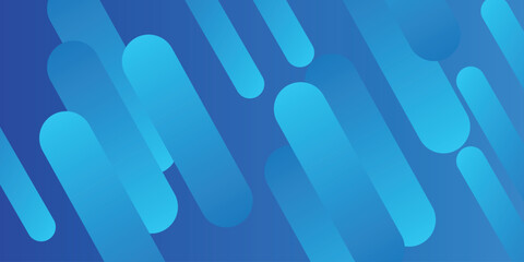 Abstract blue background with diagonal lines. Dynamic shapes composition. Eps10