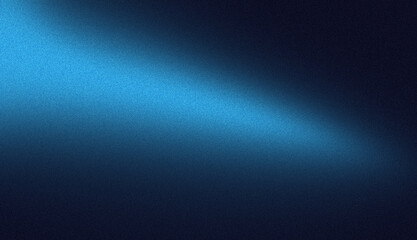 Abstract blue gradient background with light beam.