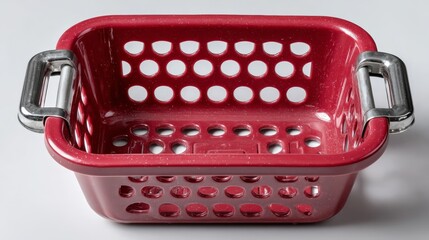 empty shopping basket copy space.