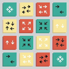 arrow vector icon illustration design.Arrow design for education business plan and digital technology elements