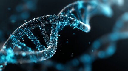 Stunning DNA Double Helix, Molecular Structure