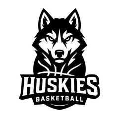 Husky Sport Logo Animal Icon Symbol