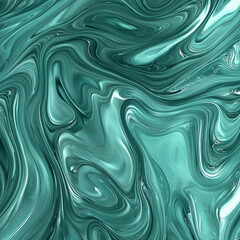 Fototapeta premium Seamless Malachite Green Background with Swirling Liquid Pattern Smooth, Abstract Design Ideal for Elegant, Modern, and Visually Rich Creative Projects